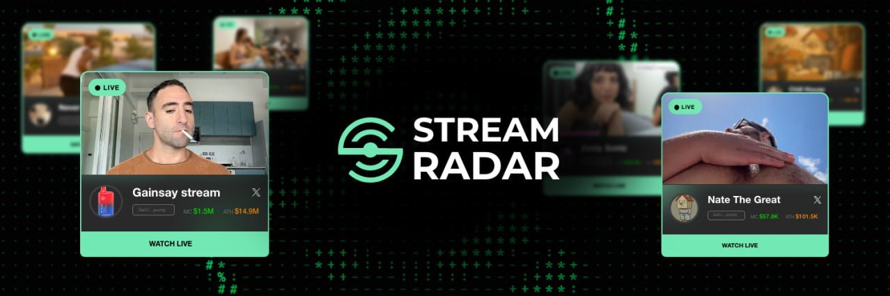 Stream Radar banner