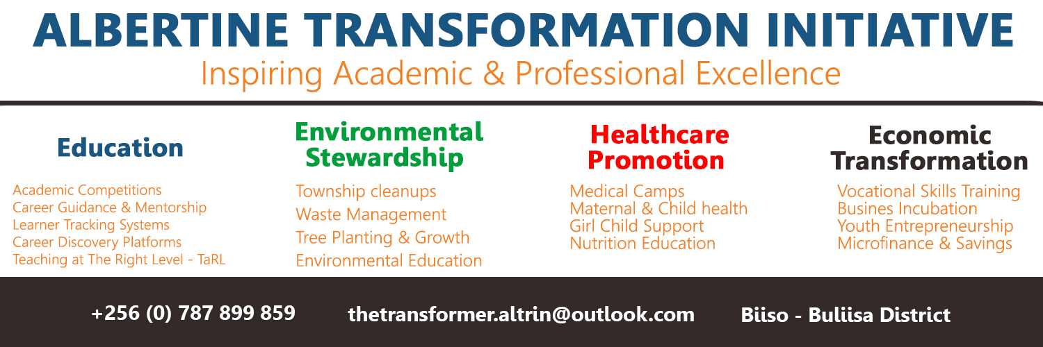 Albertine Transformation Initiative banner