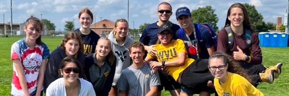 WVU Track Club banner