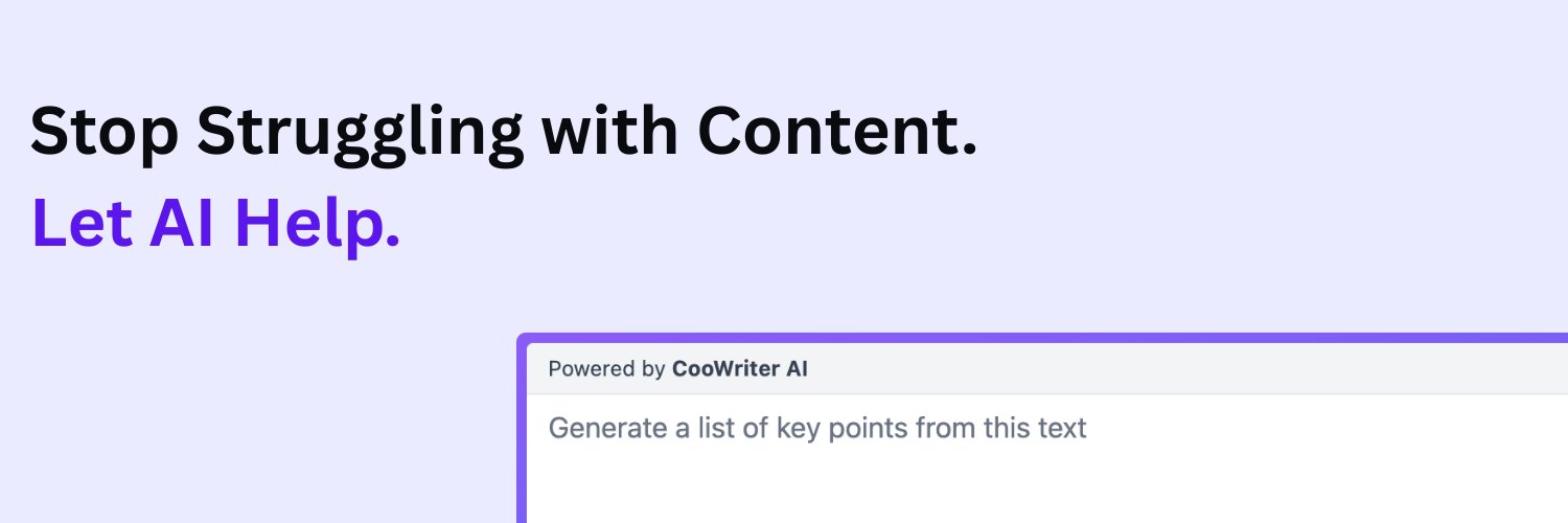CooWriter AI banner