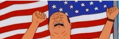 Football with Rusty Shackleford banner