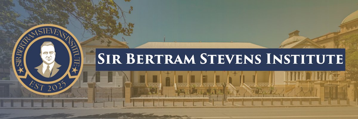 Sir Bertram Stevens Institute banner