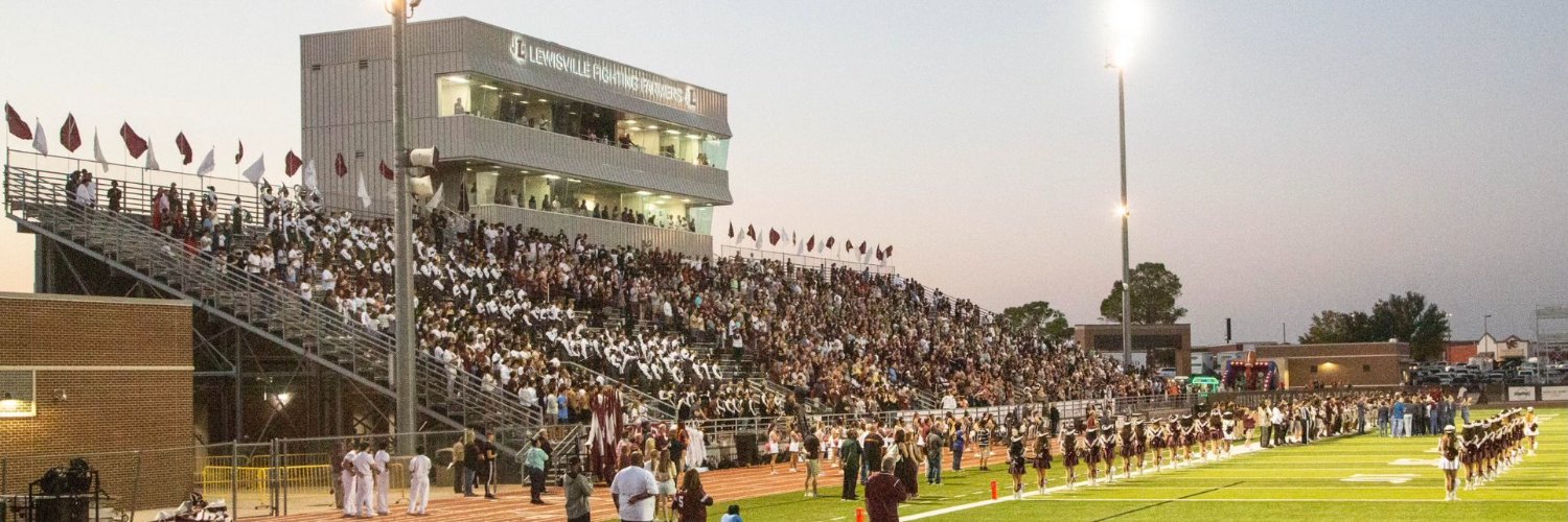 Lewisville Football banner