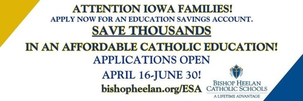 Bishop Heelan Catholic Schools Profile Banner