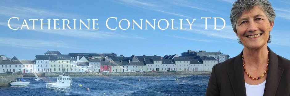 Catherine Connolly's banner