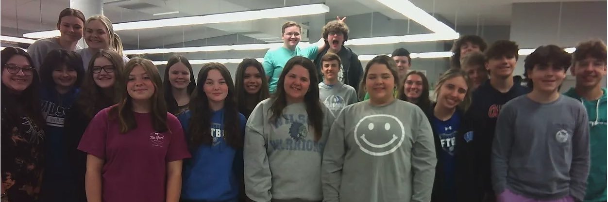 Wilson High Library banner