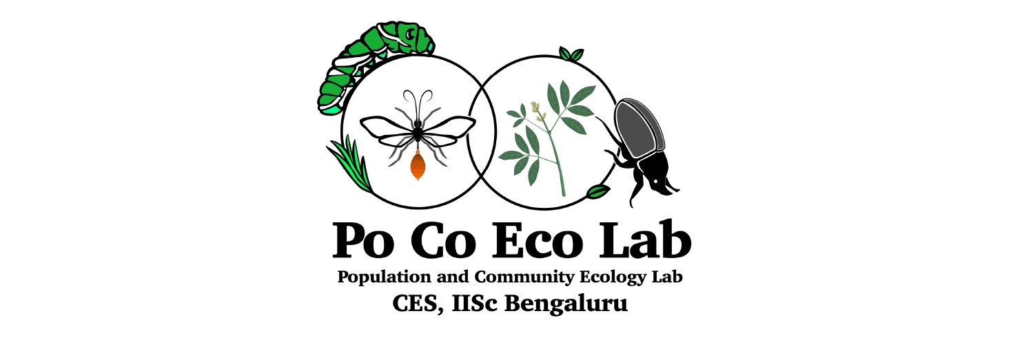 Population and community ecology lab banner