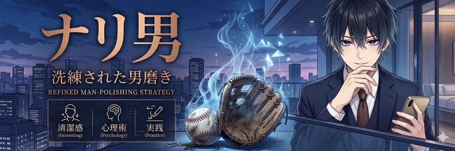 ナリ男｜フォロバ100 banner