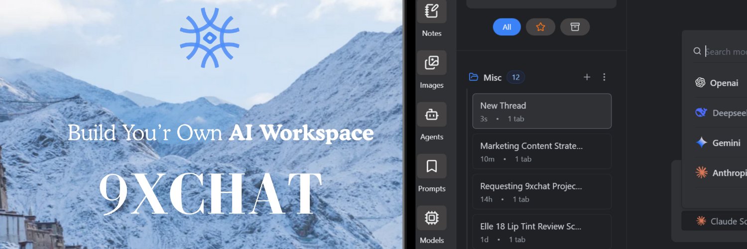 9xchat Agentic Workspace (@9xchat) / Posts / X