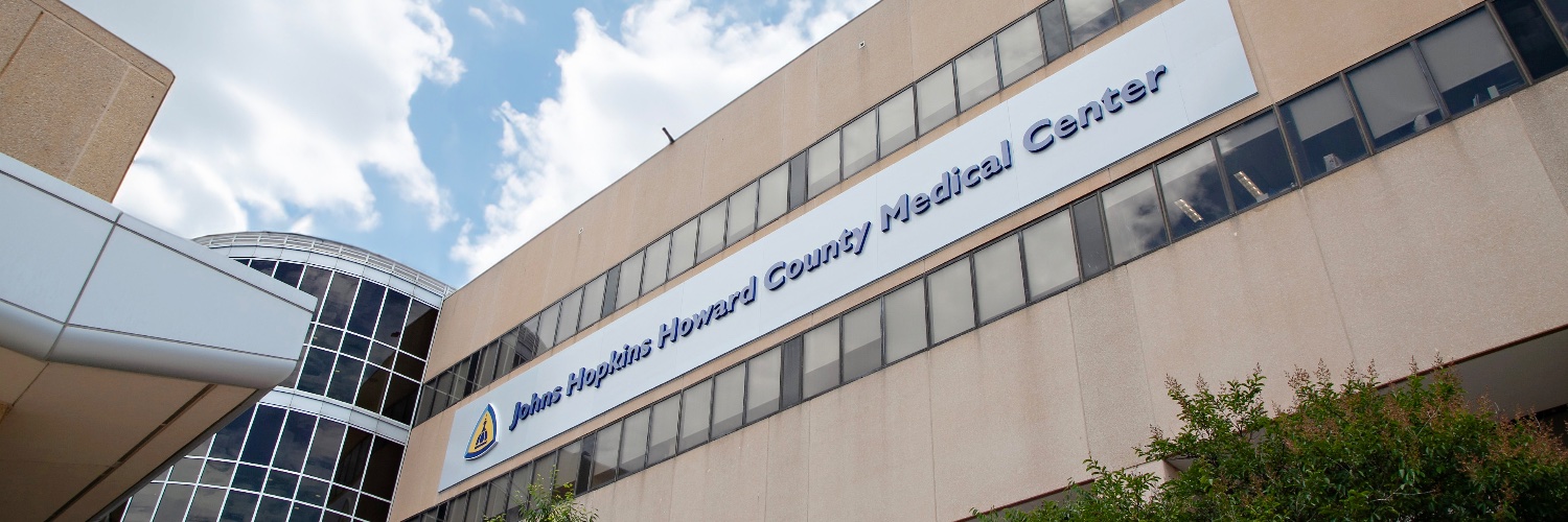 Johns Hopkins Howard County Medical Center banner