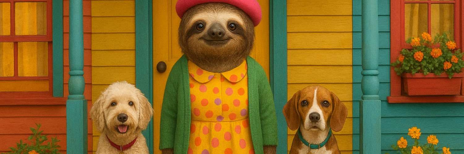 Roberta Sloth banner