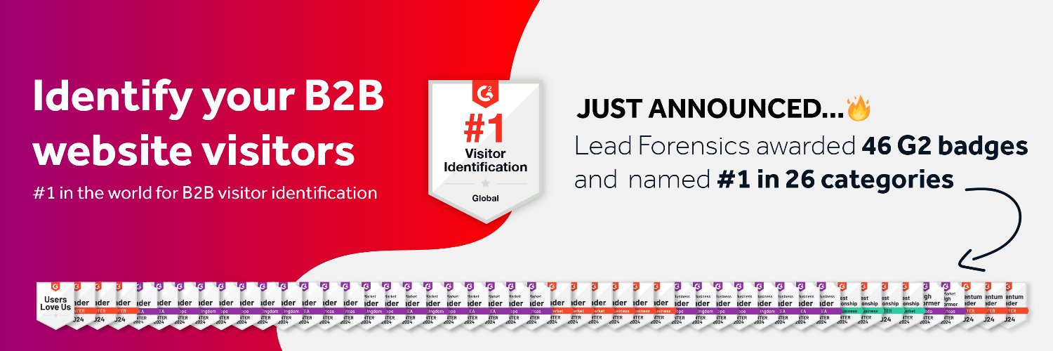 Lead Forensics banner