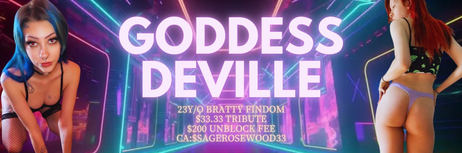 𝔾𝕠𝕕𝕕𝕖𝕤𝕤𝔻𝕖𝕧𝕚𝕝𝕝𝕖/🔥findom🔥 banner