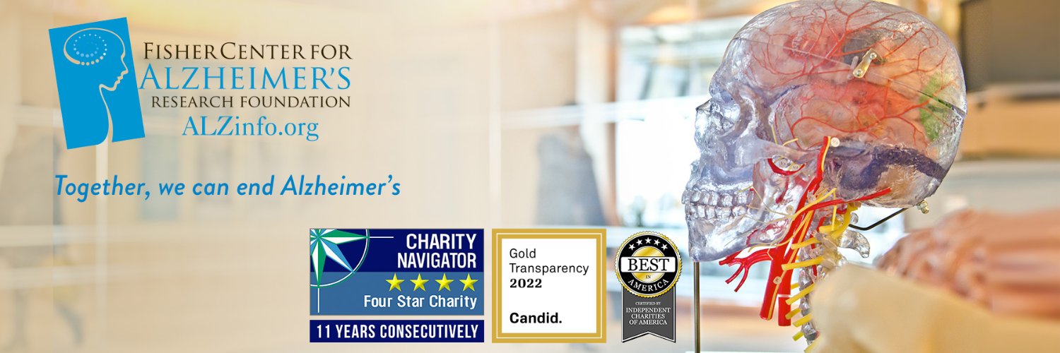 Fisher Center for Alzheimer's Research Foundation banner