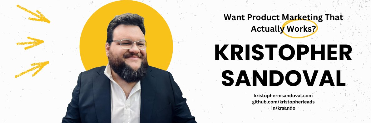 Kristopher Sandoval banner