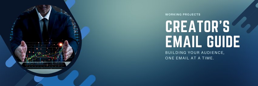 Creator's Email Guide banner