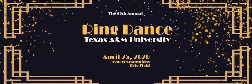 Texas A&M Ring Dance banner