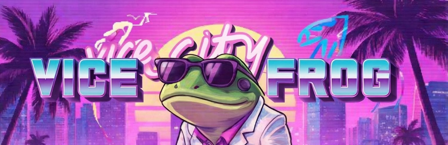 Vice City Frog banner