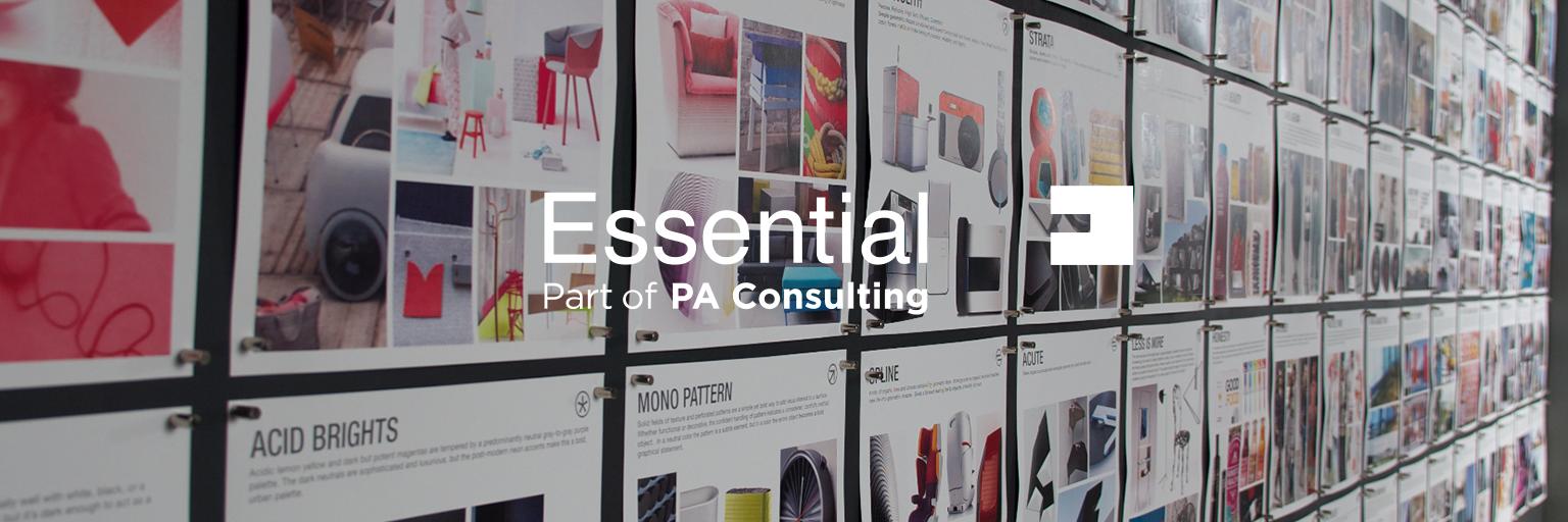 Essential Design | Part of PA Consulting banner