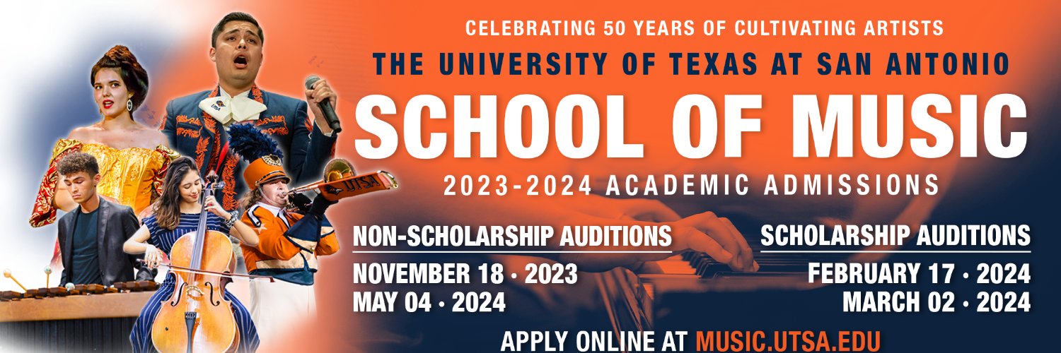UTSA School of Music banner