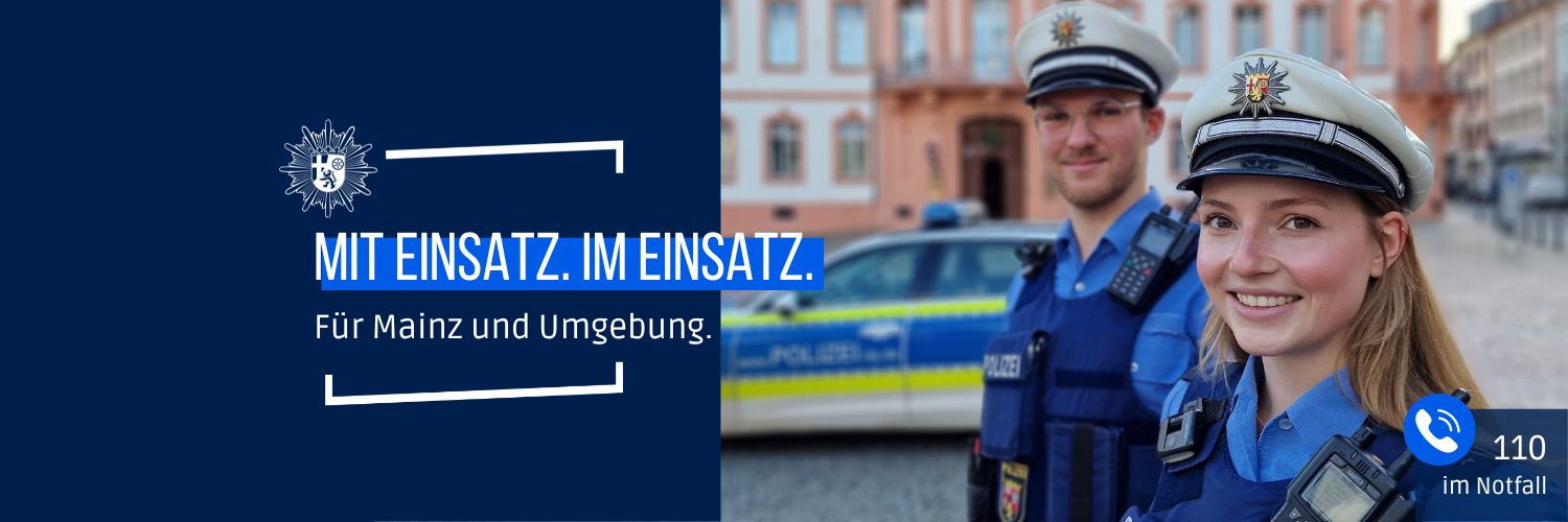 Polizei Mainz banner