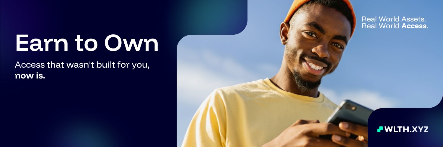 WLTH Earn To Own 🟪 banner