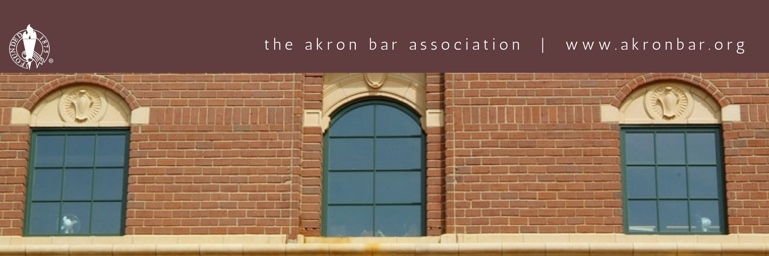 Akron Bar Assoc. banner
