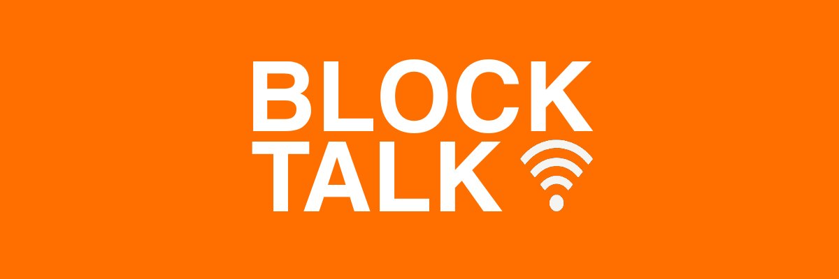 Block Talk banner