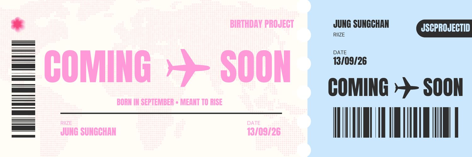 sungchan birthday project check 📌 banner