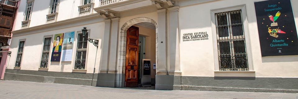 Centro Cultural Inca Garcilaso del MRE del Perú banner