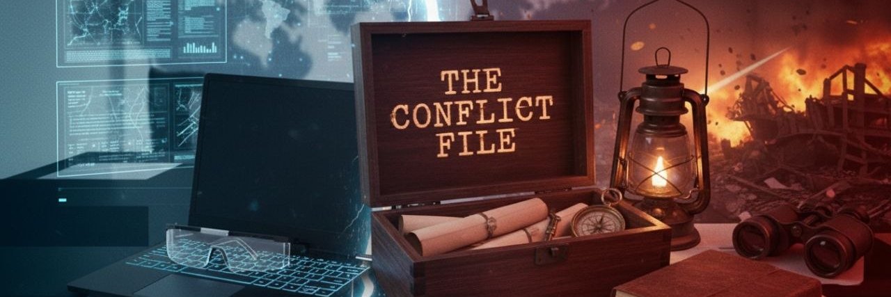 The Conflict File banner