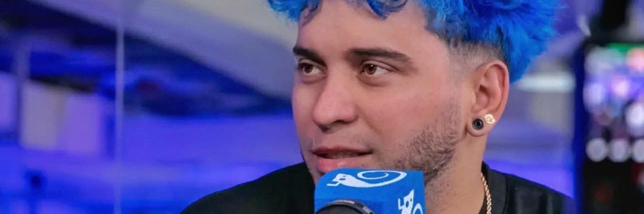 El chamo del pelo azul banner