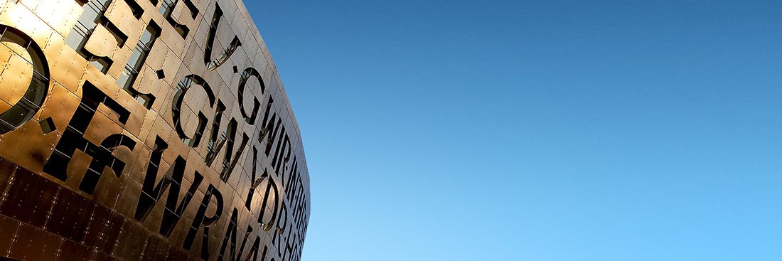 Wales Millennium Centre's banner