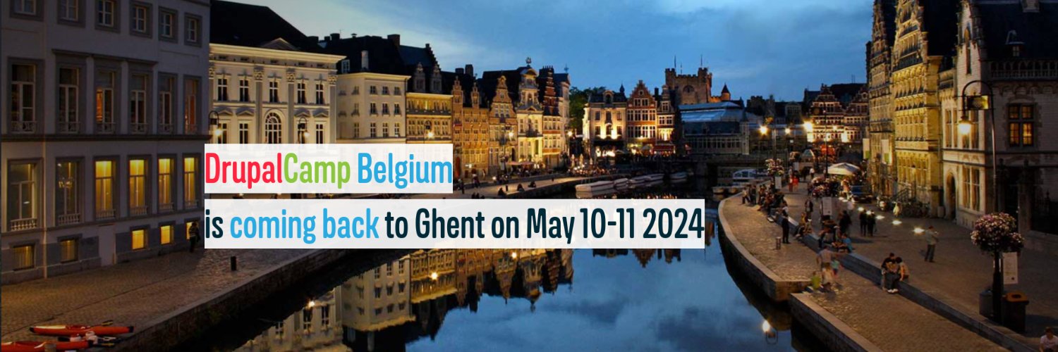 DrupalCamp Belgium banner