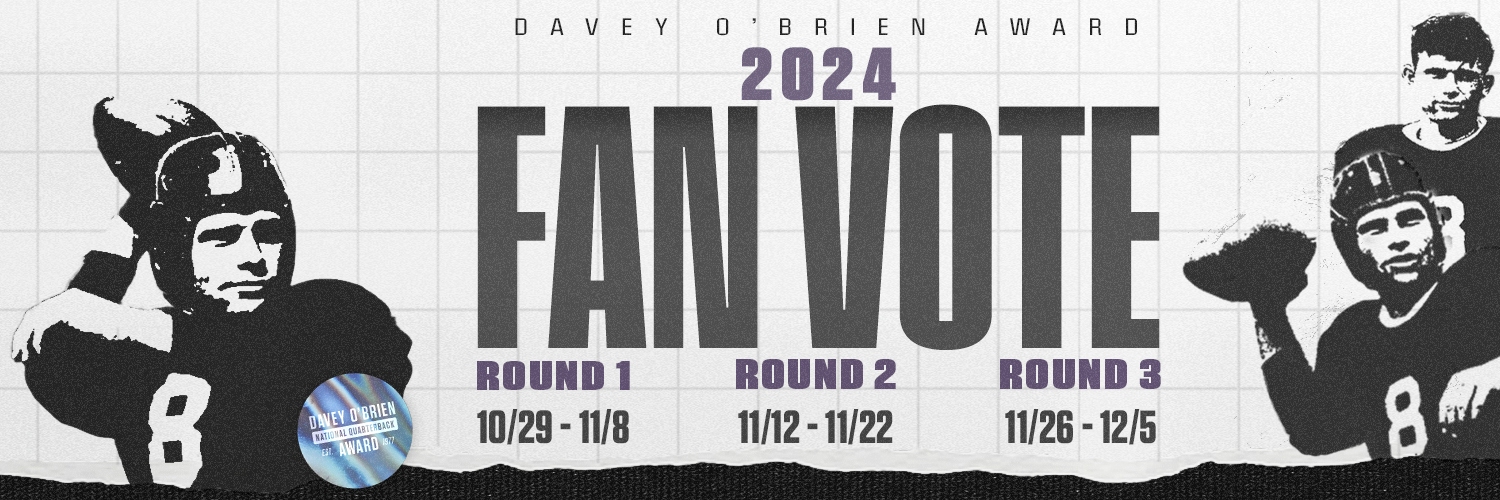 Davey O'Brien National Quarterback Award's banner