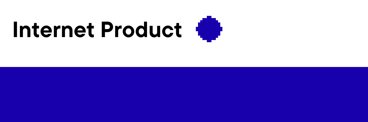 Internet Product banner