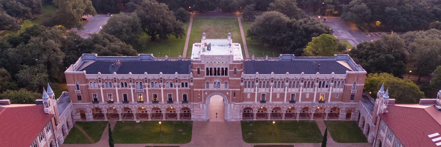 Rice University's banner