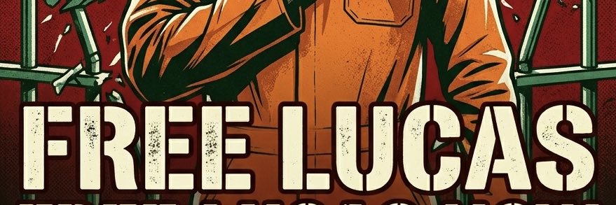 FREE LUCAS banner