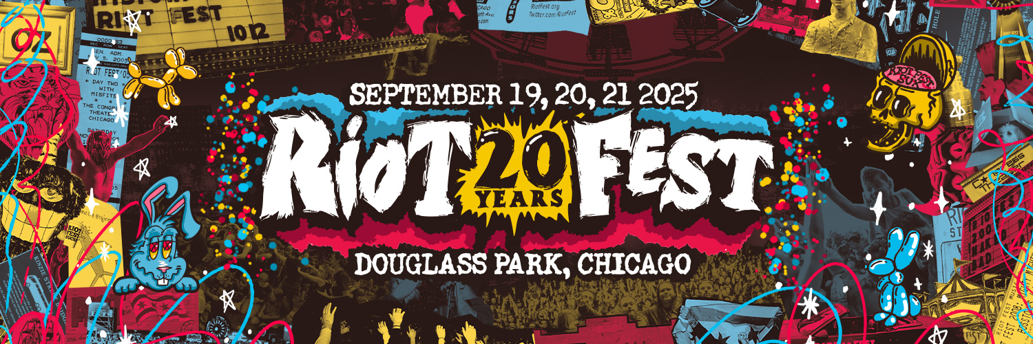 Riot Fest's banner
