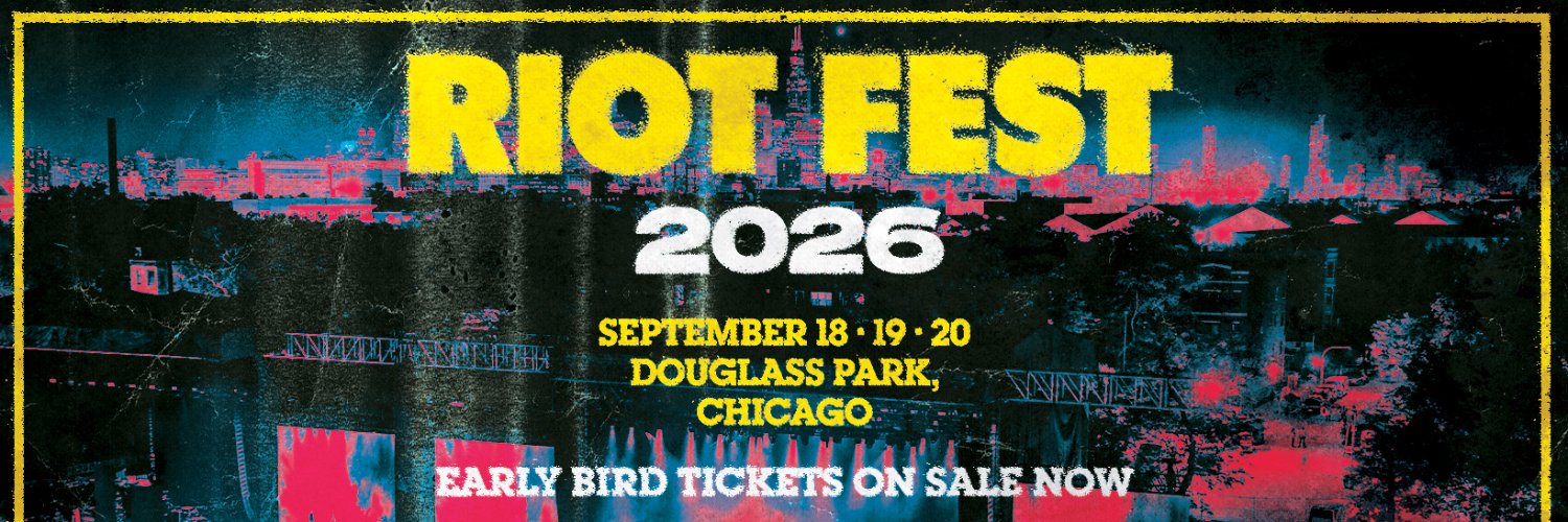 Riot Fest banner