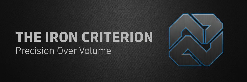The Iron Criterion banner