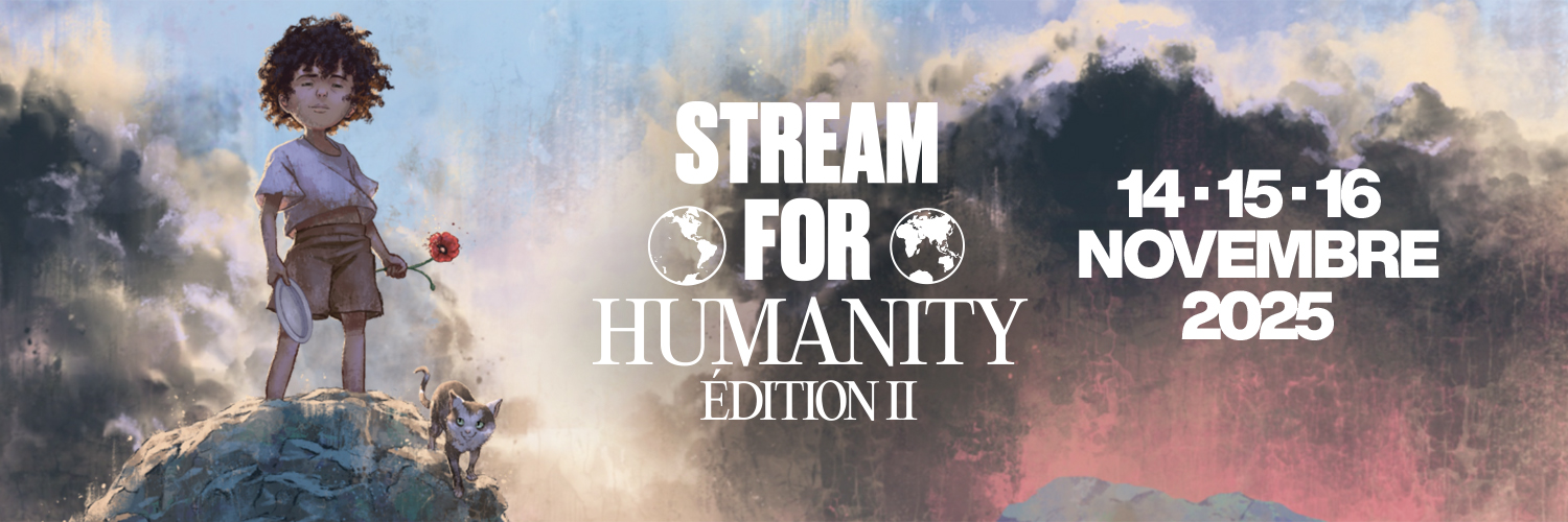 Stream For Humanity banner