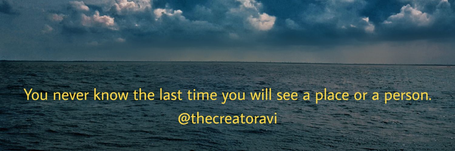 thecreatoravi's profile banner image
