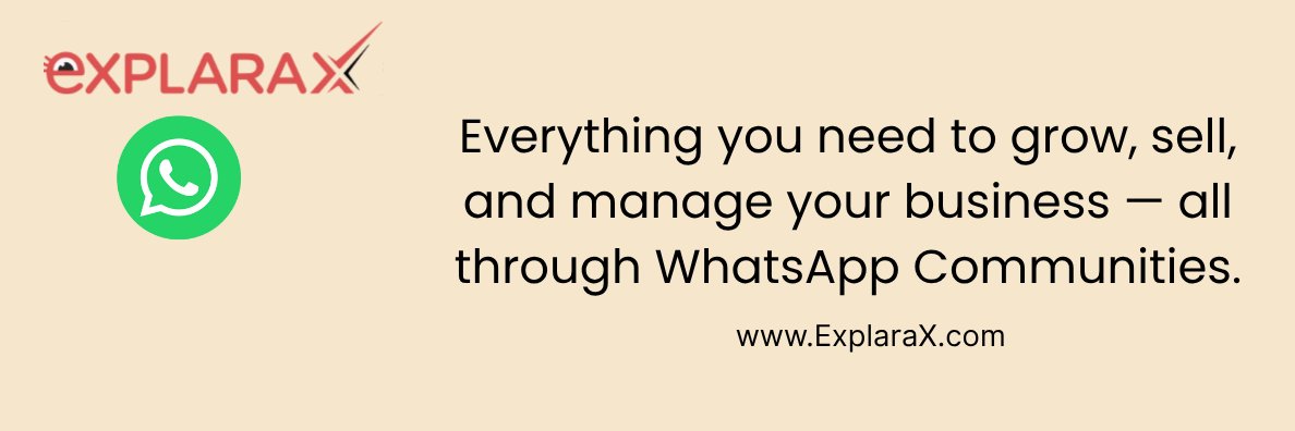 ExplaraX for WhatsApp banner