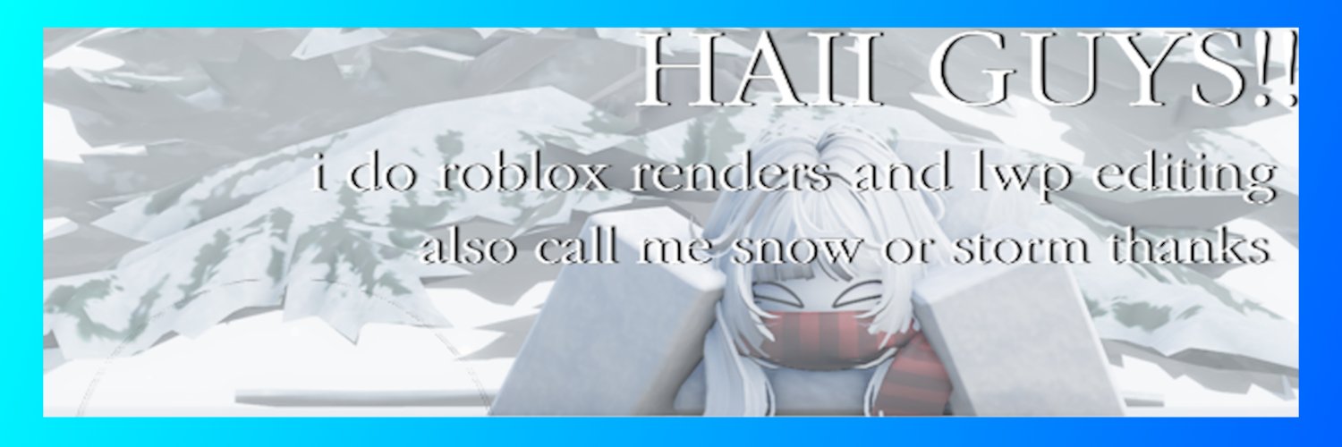 Snowstormful's profile banner image
