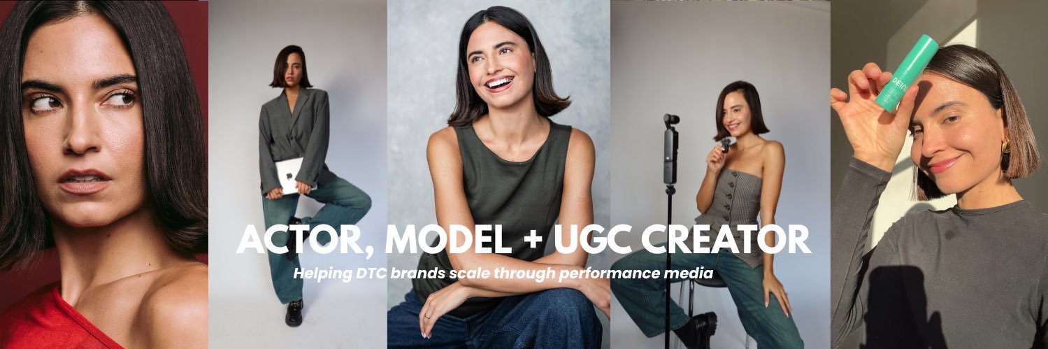 Angela Lanaris | UGC Creator, Actor + Model banner