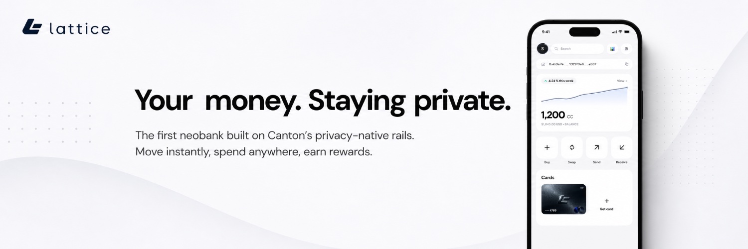 Lattice banner