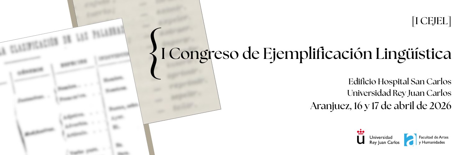 I Congreso de Ejemplificación Lingüística banner