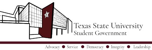 TXST Student Government banner