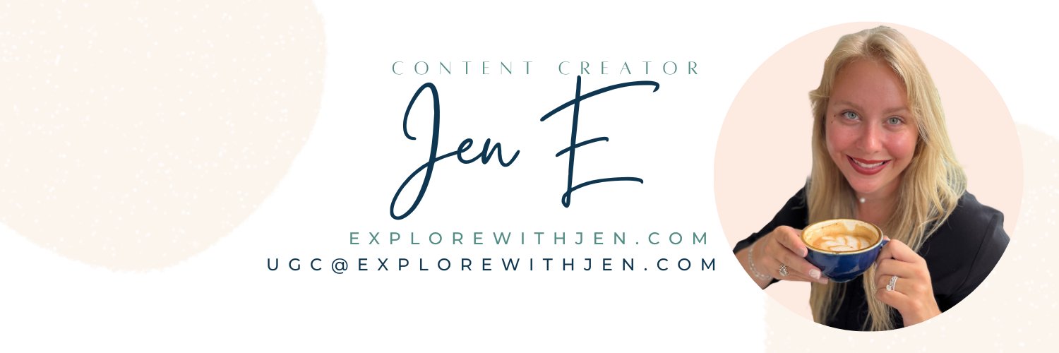 Jen E | UGC Creator | Explore with Jen banner